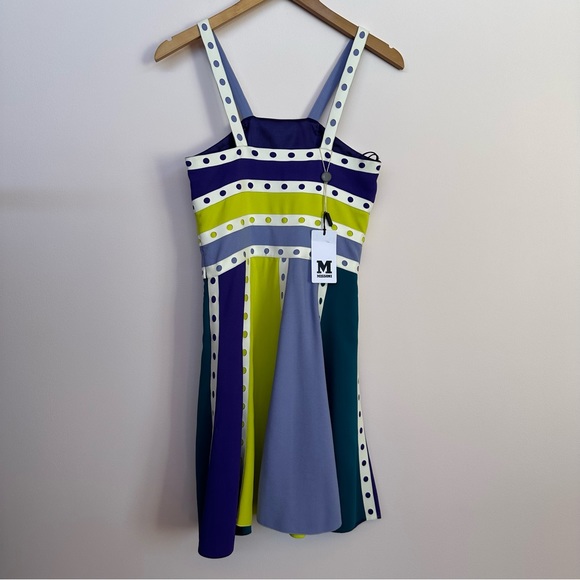 NEW! Missoni Colorful Summer Dress w/Leather Detail - Picture 6 of 11